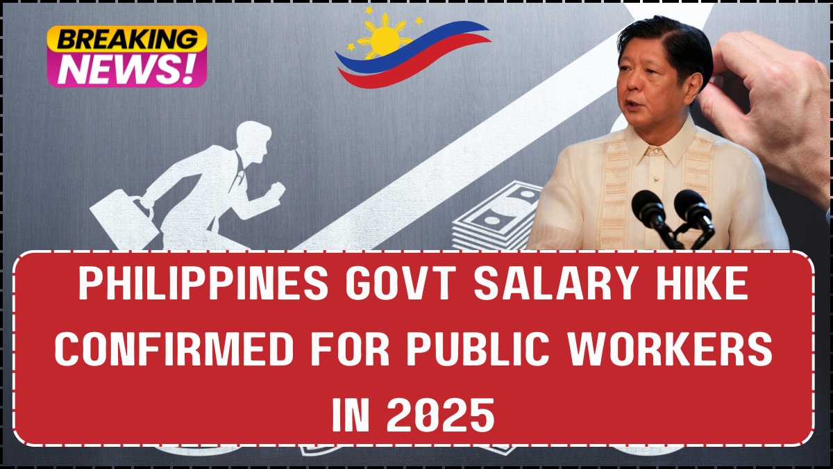 Philippines Govt Salary Hike Confirmed for Public Workers in 2025
