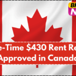 One-Time $430 Rent Relief Approved in Canada