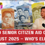 ₱1,000 Senior Citizen Aid Coming in August 2025 – Who’s Eligible?