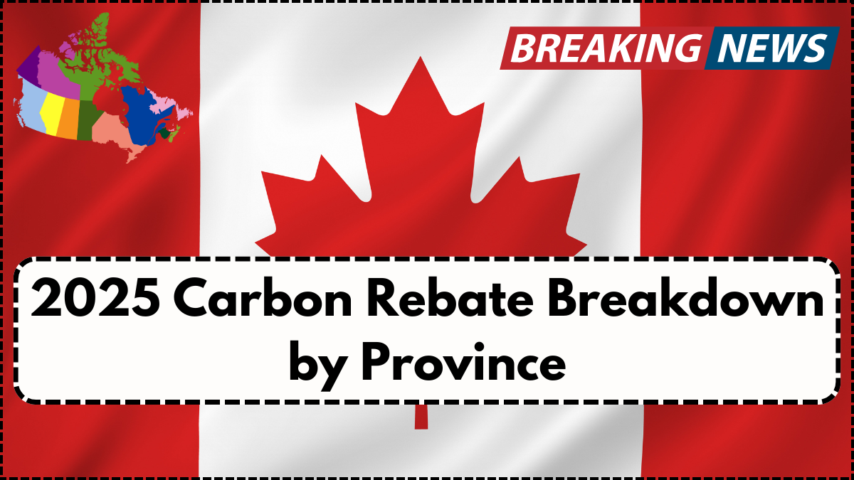 2025 Carbon Rebate Breakdown by Province