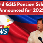 SSS and GSIS Pension Schedules Announced for 2025