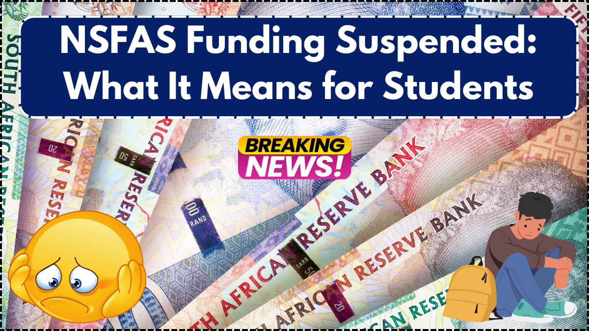 NSFAS Funding Suspended: What It Means for Students