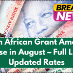 South African Grant Amounts to Rise in August – Full List of Updated Rates