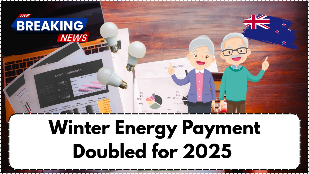 Winter Energy Payment Doubled for 2025 – Full Payment Table for NZ Seniors
