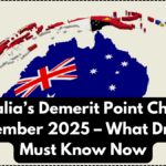 Australia’s Demerit Point Changes September 2025 – What Drivers Must Know Now
