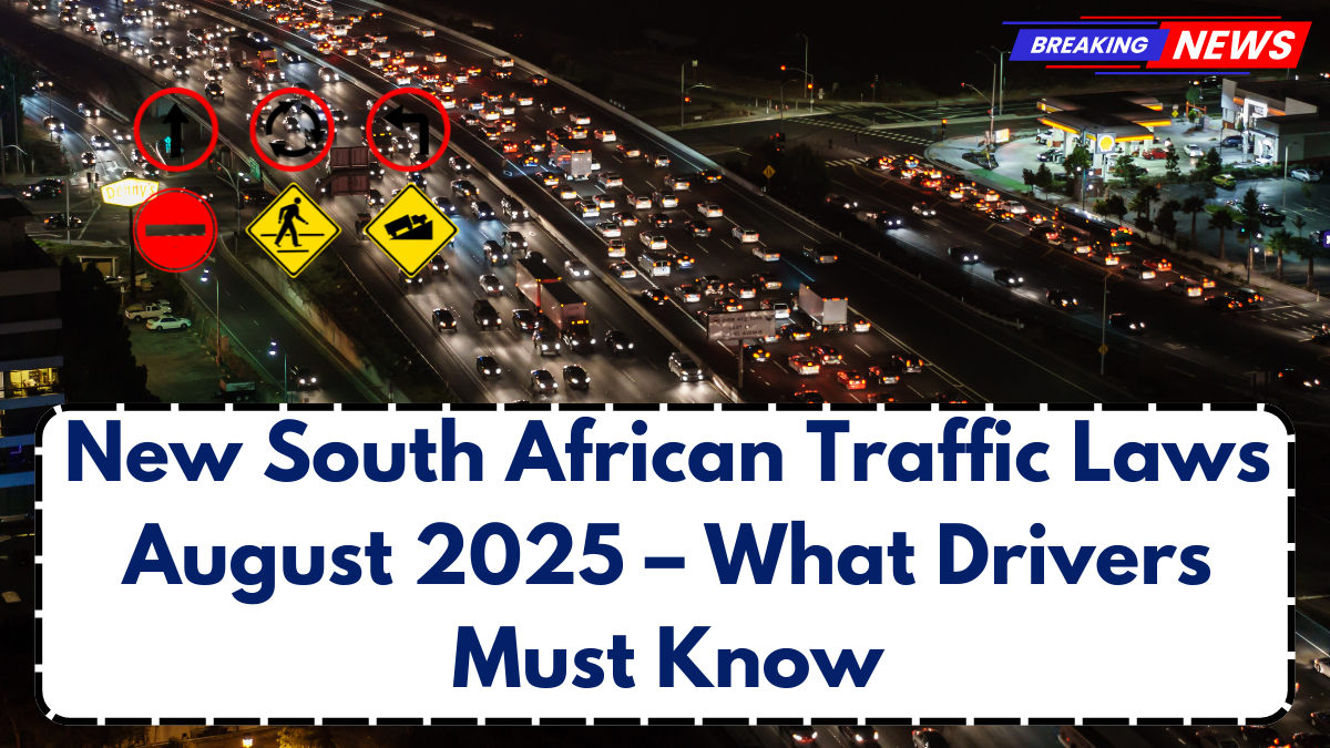 New South African Traffic Laws August 2025 – What Drivers Must Know