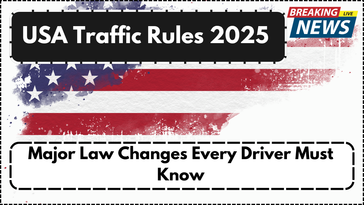 USA Traffic Rules 2025 – Major Law Changes Every Driver Must Know